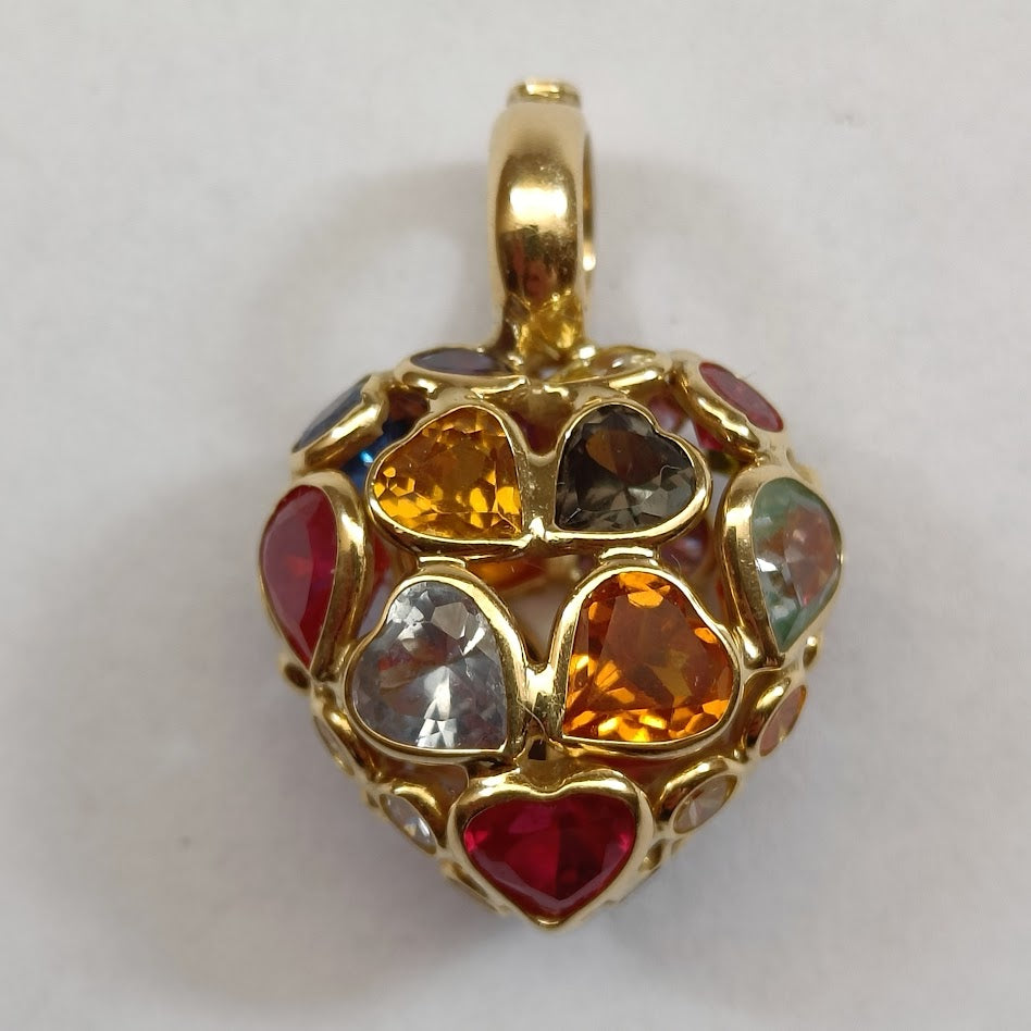 TuttiFrutti 18k Gold Heart Pendant