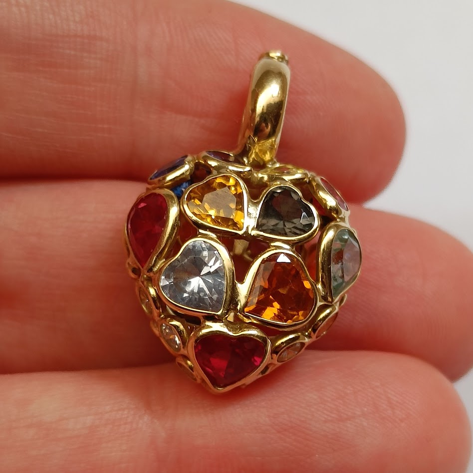 TuttiFrutti 18k Gold Heart Pendant