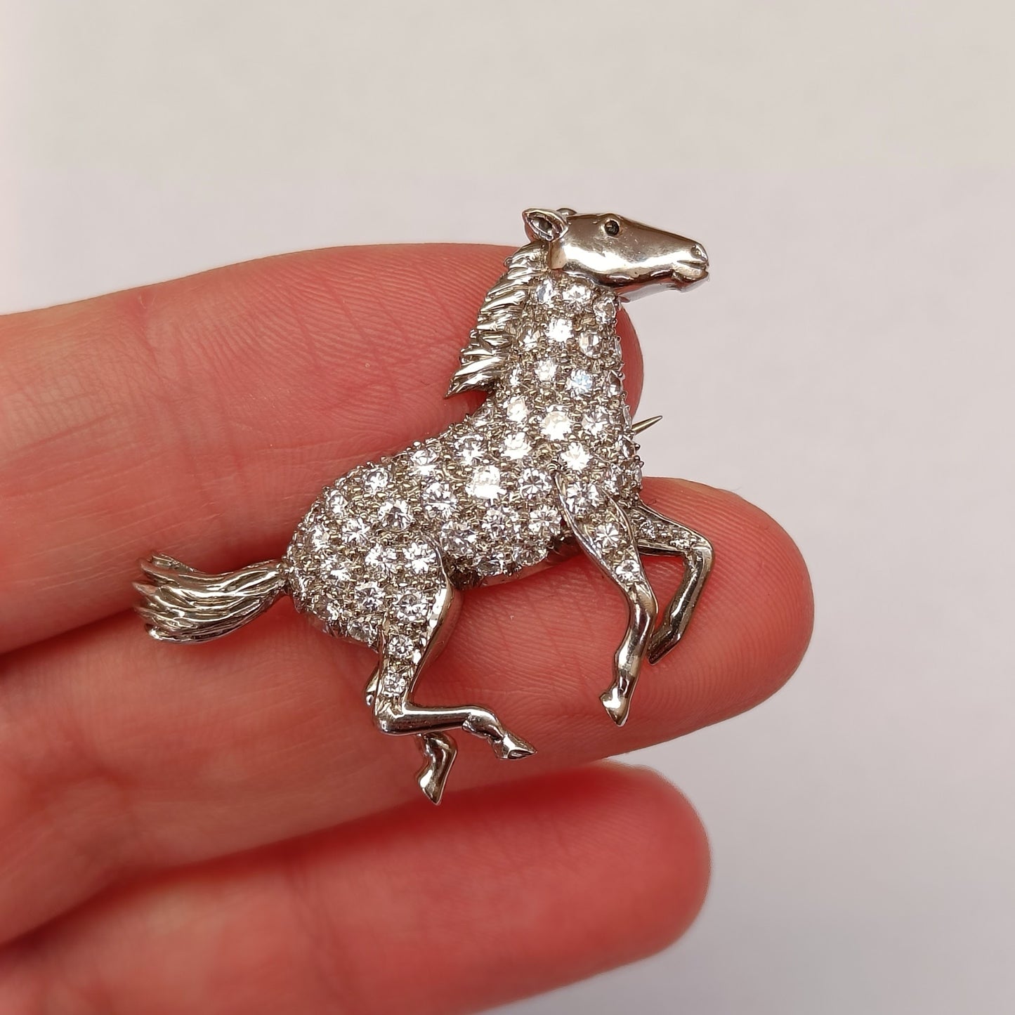 E. Wolfe & Co 18k Gold Horse Brooch