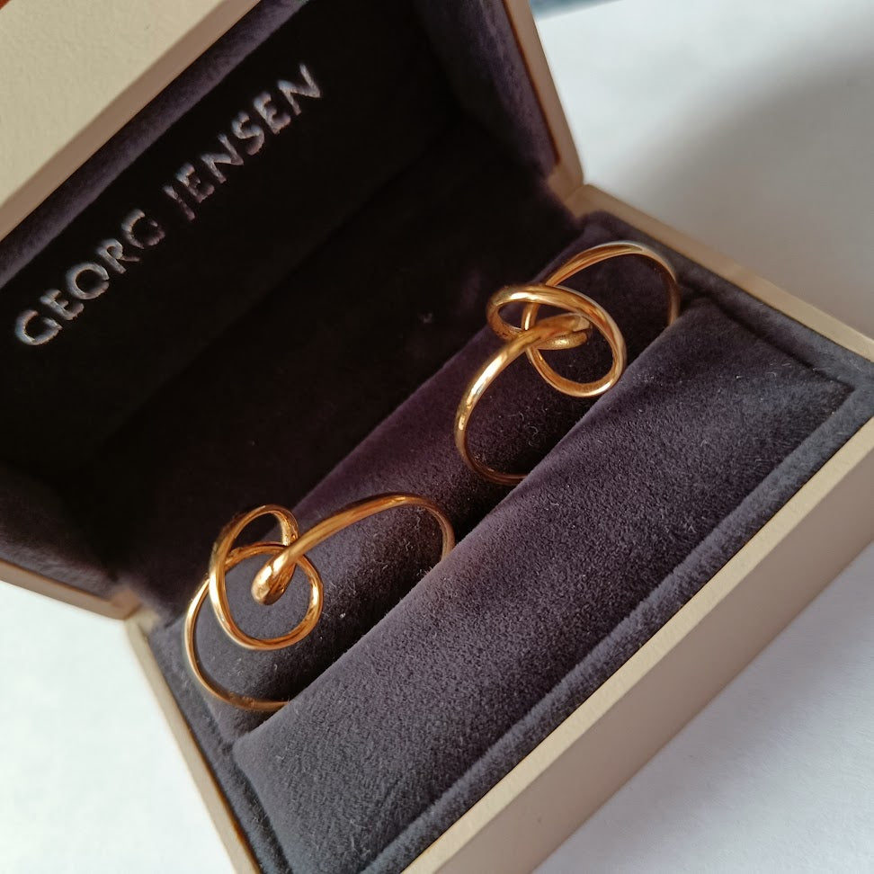 Georg Jensen Vivianna Torun Gold Earrings