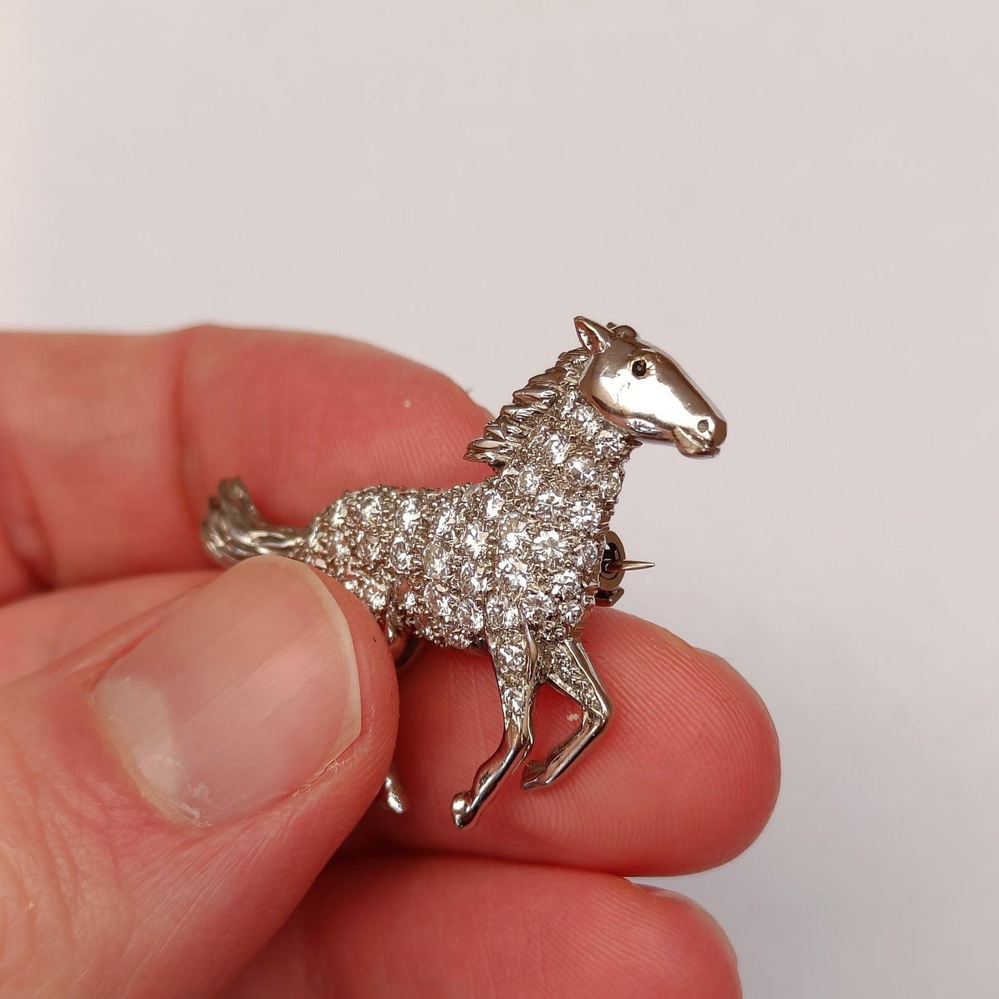 E. Wolfe & Co 18k Gold Horse Brooch