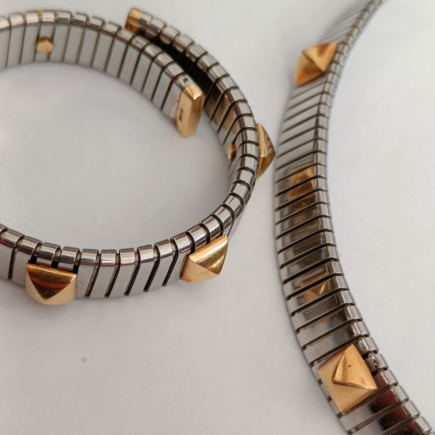 Bulgari Tubogas Necklace and Bracelet