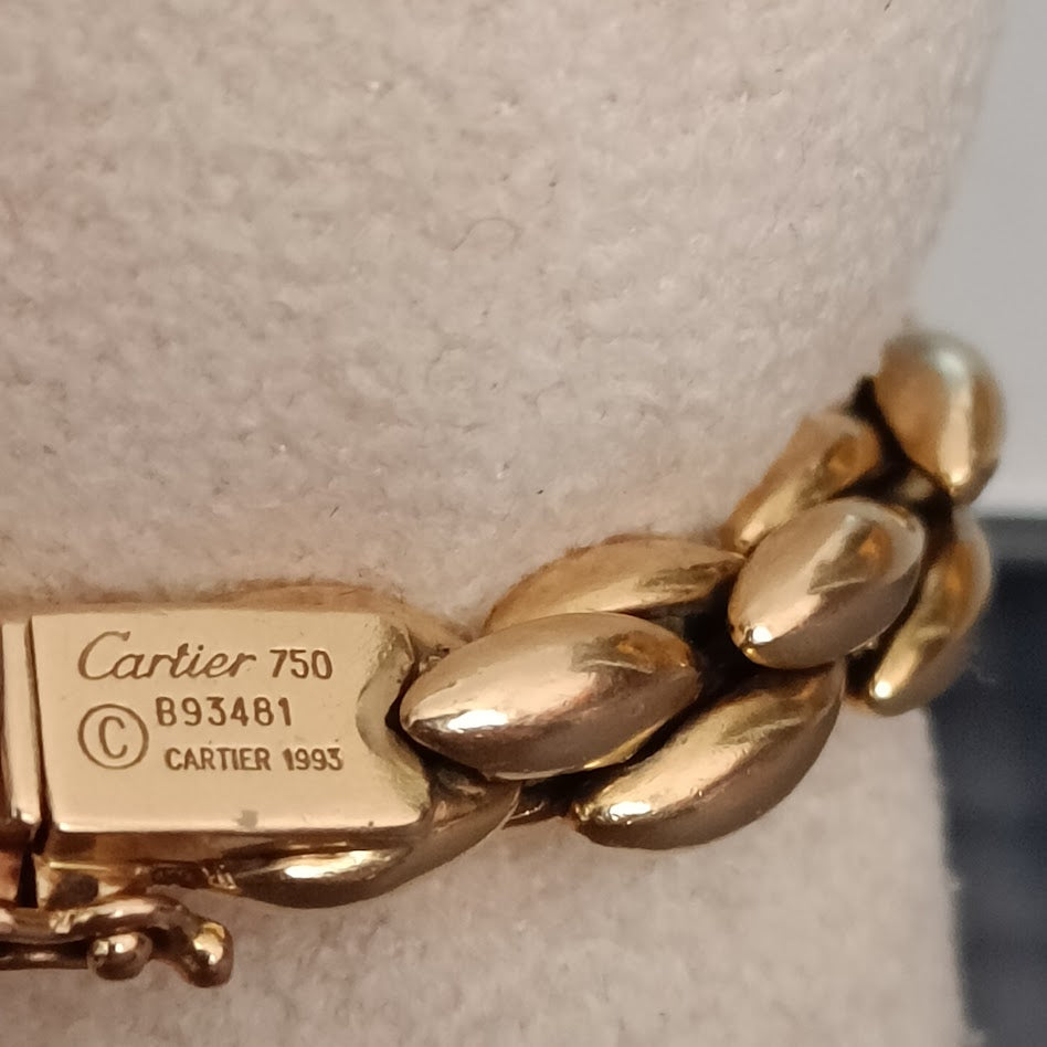 Cartier "épi" 18k Gold Bracelet