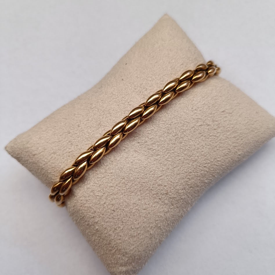 Cartier "épi" 18k Gold Bracelet