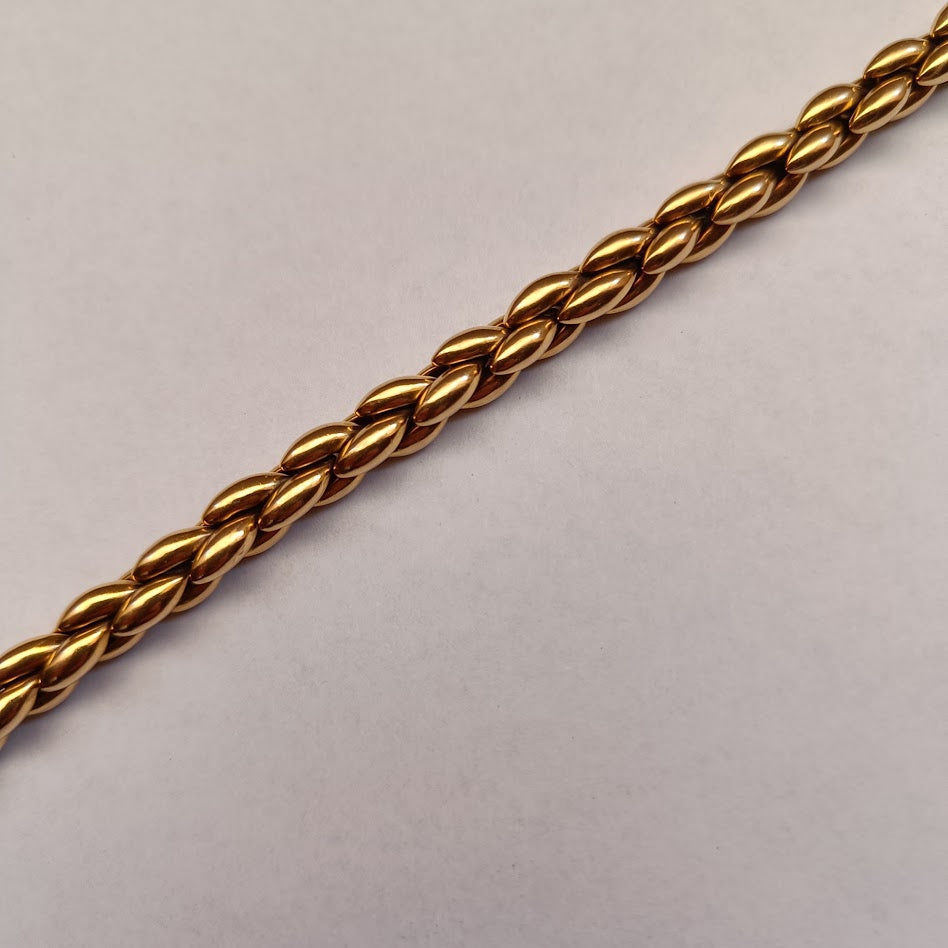 Cartier "épi" 18k Gold Bracelet