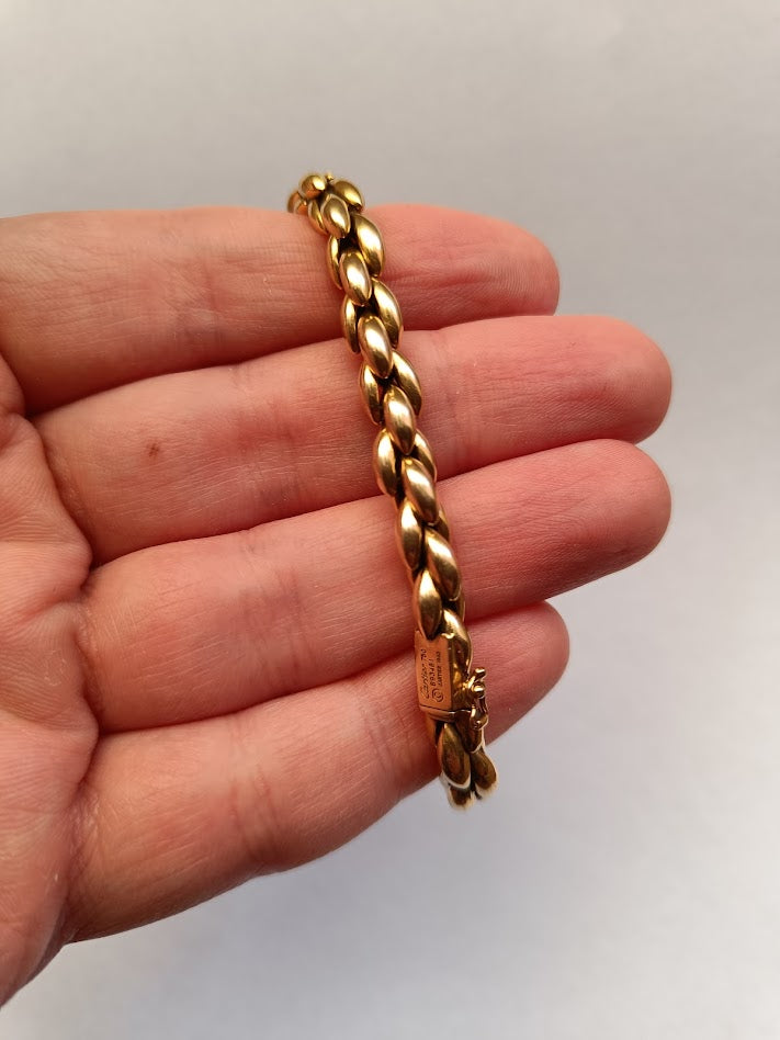 Cartier "épi" 18k Gold Bracelet