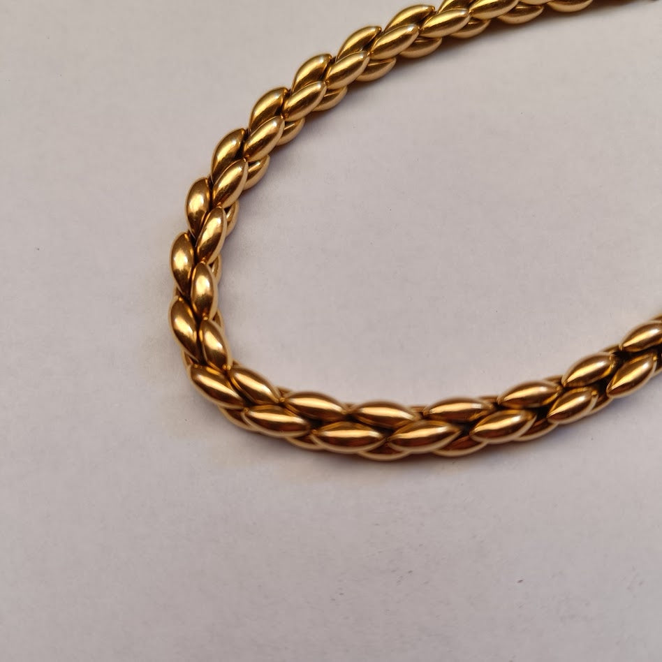 Cartier "épi" 18k Gold Bracelet