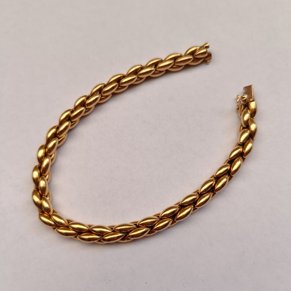 Cartier "épi" 18k Gold Bracelet