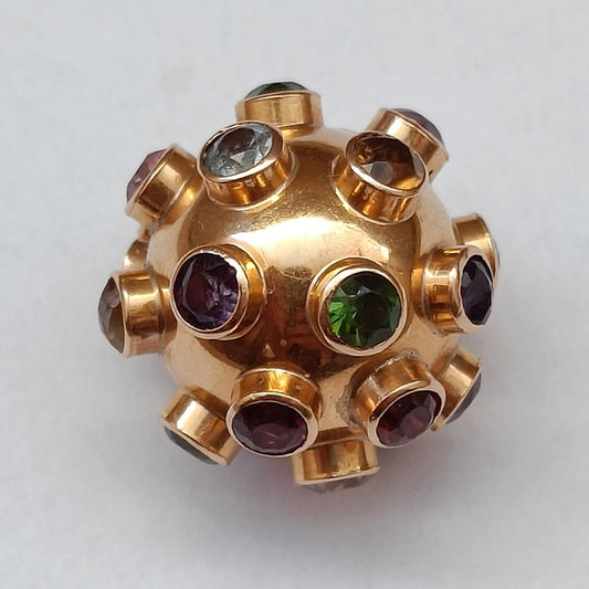 Sputnik Pendant 18k Gold
